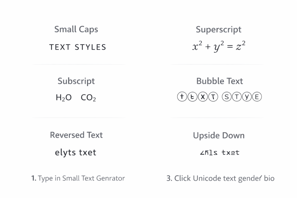 Generating Small Text