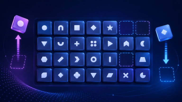 Character grid illustrating why some superscript and subscript letters are missing